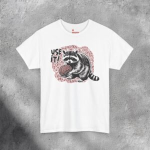 Funny Raccoon TShirt | Sarcastic Raccoon Tee | Use It Brain Raccoon Shirt | Raccoon Graphic TShirt | Funny Sarcastic Tee for Men & Women