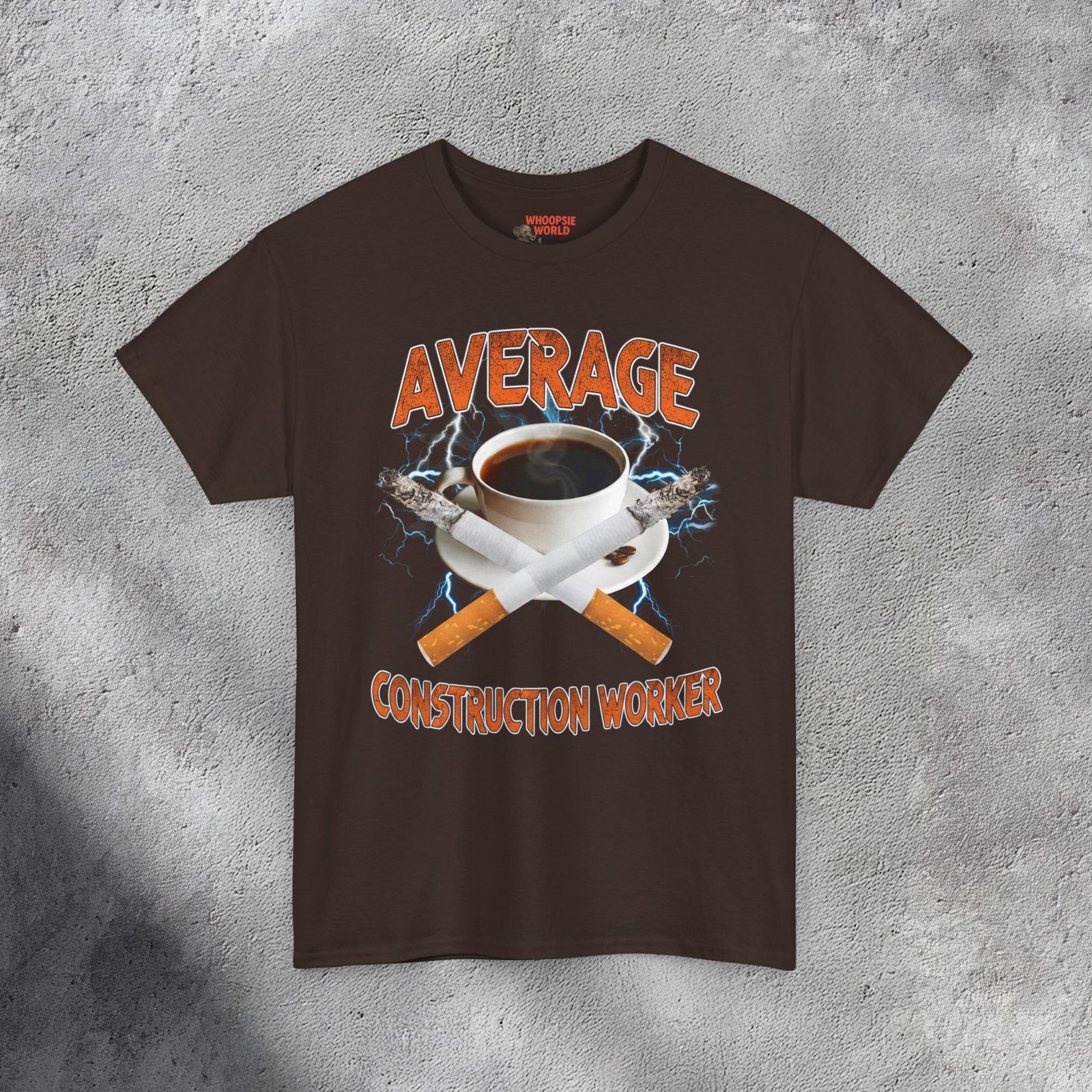 Average Construction Worker - Inappropriate Gaming Gift Meme T-shirt - Image 2