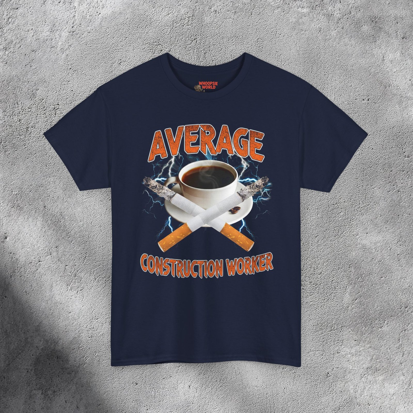 Average Construction Worker - Inappropriate Gaming Gift Meme T-shirt - Image 3